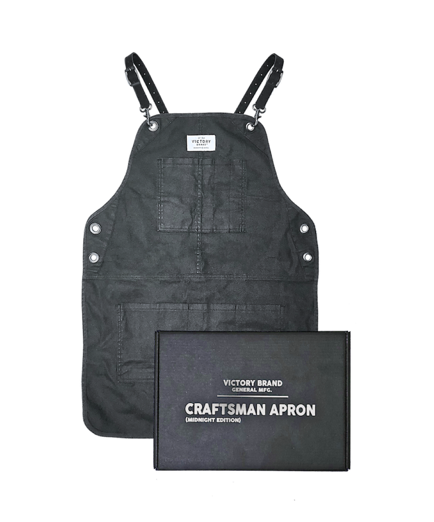 LIMITED EDITION MIDNIGHT CRAFTSMAN APRON — Victory Barber & Brand