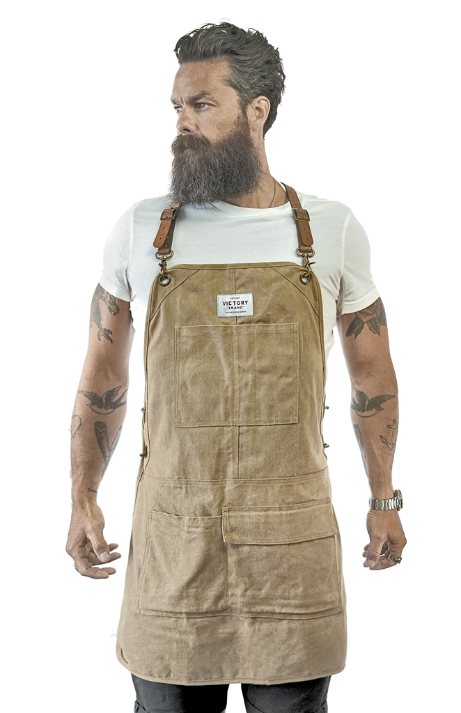 VINTAGE WORKWEAR CRAFTSMAN APRON — Victory Barber & Brand VINTAGE WORKWEAR CRAFTSMAN APRON — Victory Barber & Brand