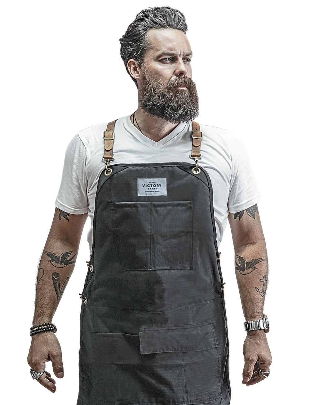 Aprons & Capes — Victory Barber & Brand